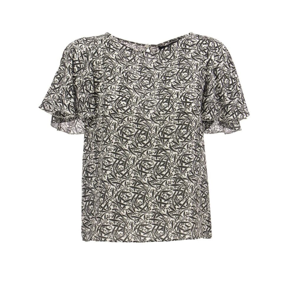 WEEKEND MAX MARA Silk Flutter Sleeve Shirt Blouse Top Neiman Marcus 0 XS $425